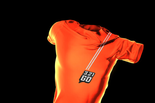 Uniforme para assessoria esportiva de corrida e triathlon, projeto de naming e branding assinado por ENTRE Design.